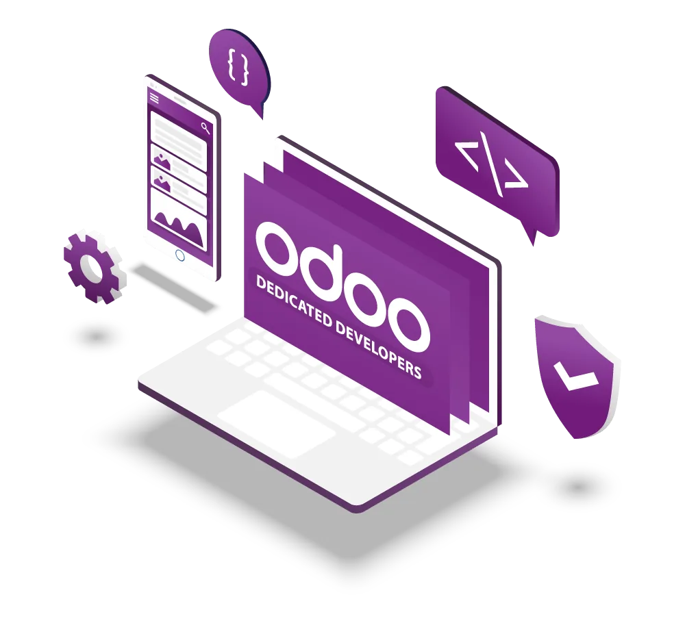 Odoo ERP implementation workflow dashboard